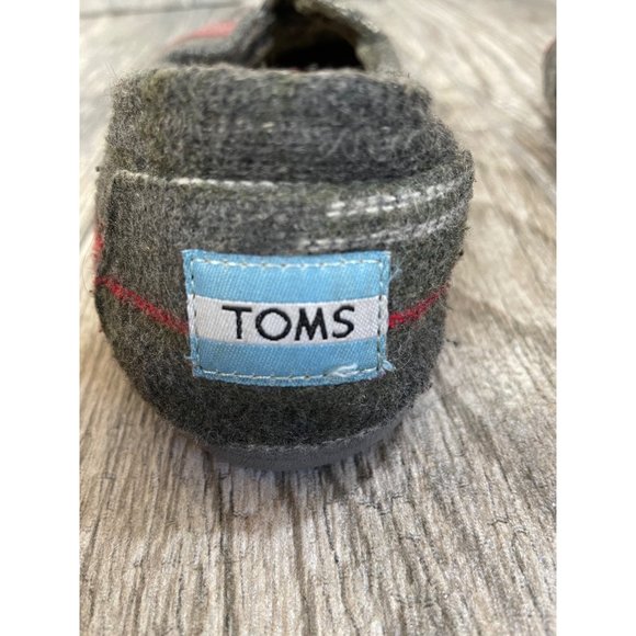 TOMS Slip On Slippers Fleece Woven Women size 7 - Picture 2 of 11